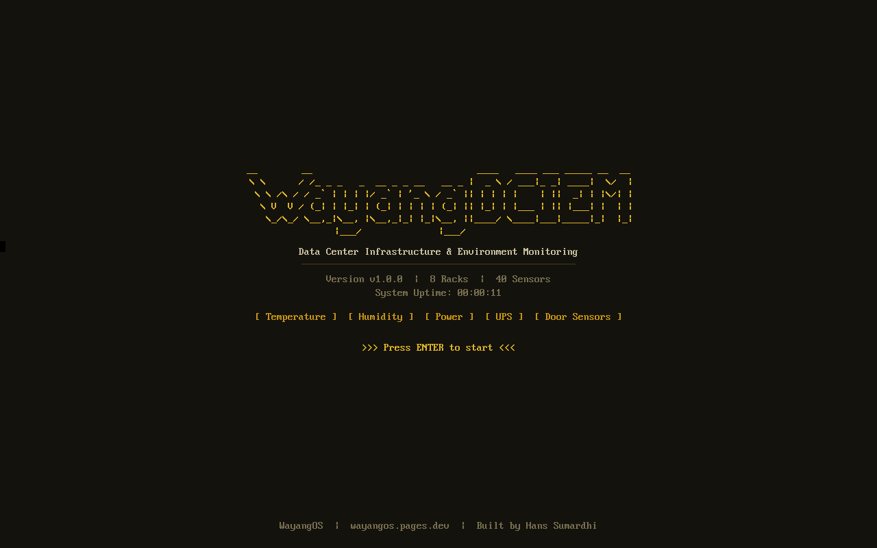 Welcome Screen