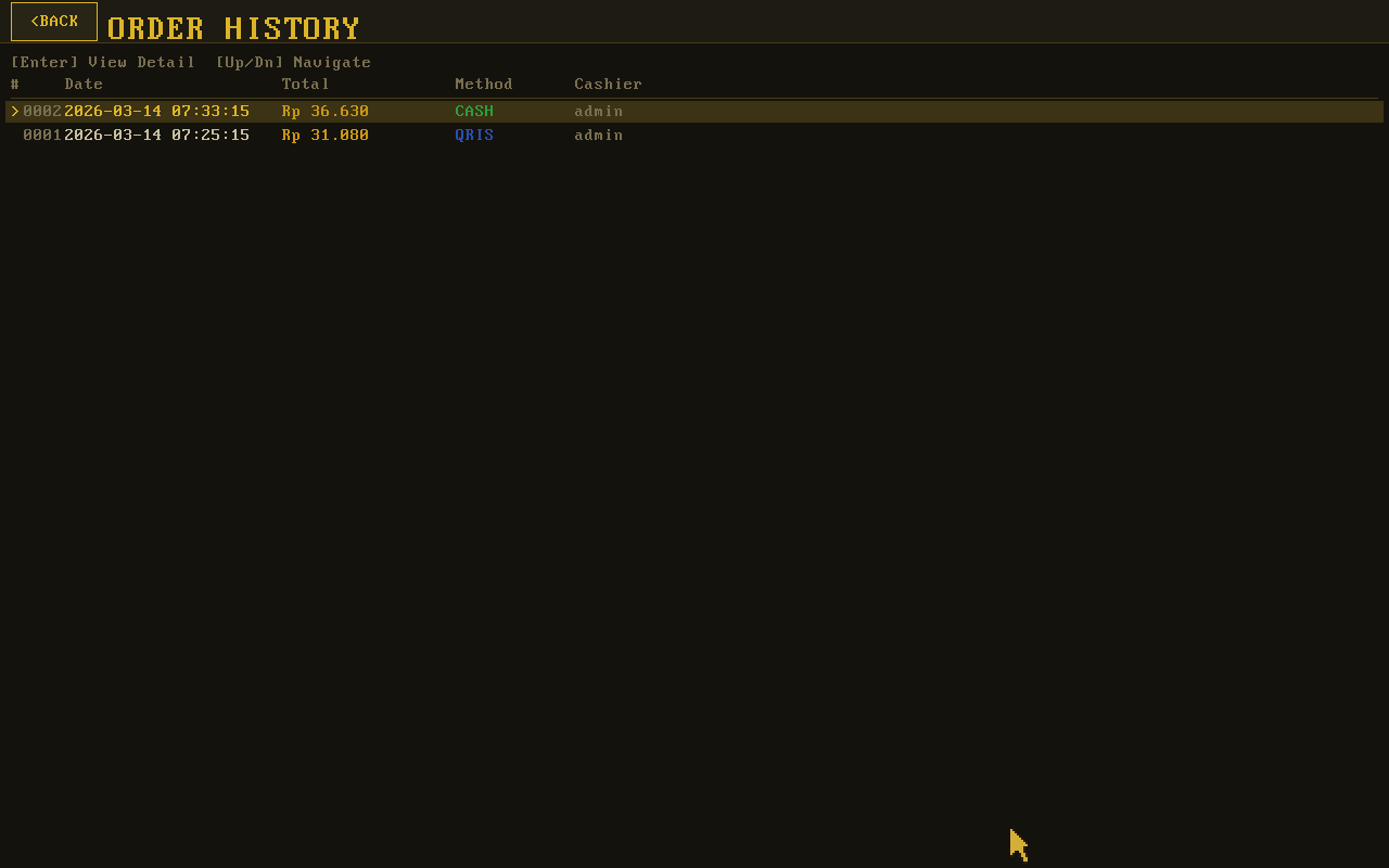 Order History