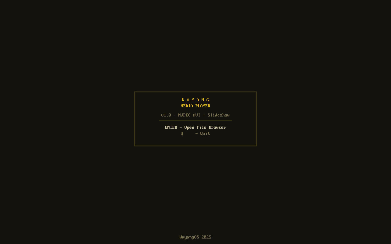 Welcome Screen