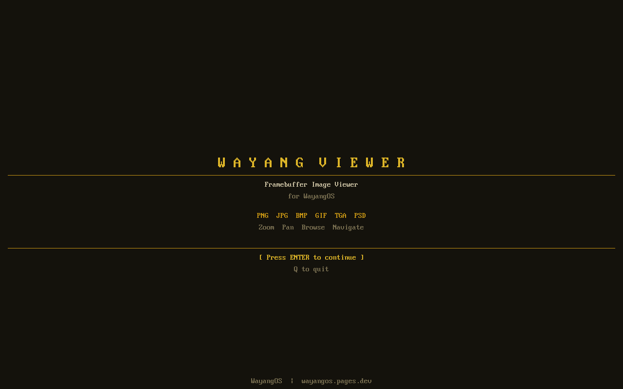 Welcome Screen